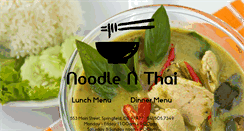 Desktop Screenshot of noodlenthai.com