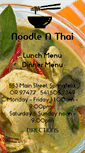 Mobile Screenshot of noodlenthai.com