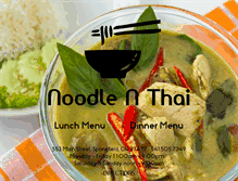 Tablet Screenshot of noodlenthai.com